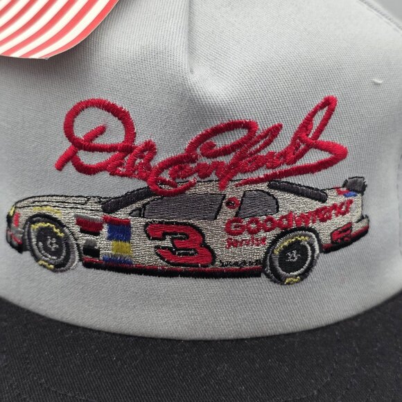 Vintage Dale Earnhardt Hat Cap Snap Back Mens One Size NASCAR Winston Cup 90s - Picture 2 of 9